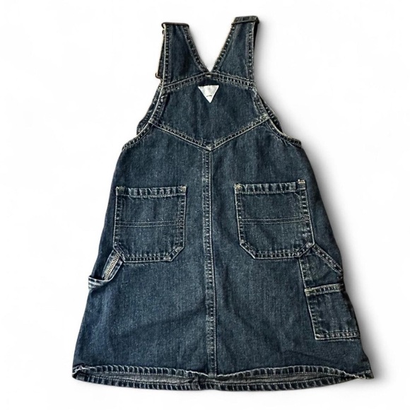 Vintage OshKosh B'gosh denim overall dress with adjustable straps - Picture 4 of 7